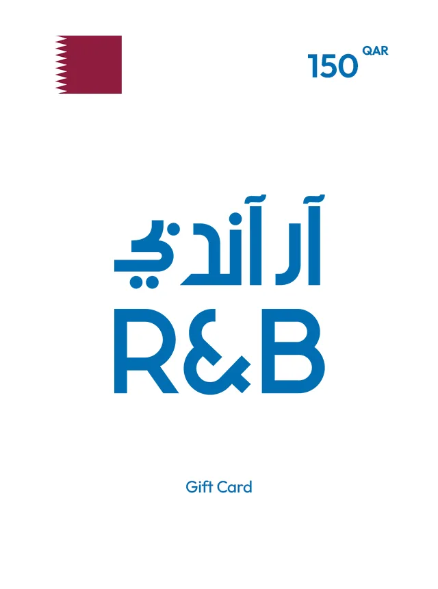 R&B Gift Card 150 QAR QATAR