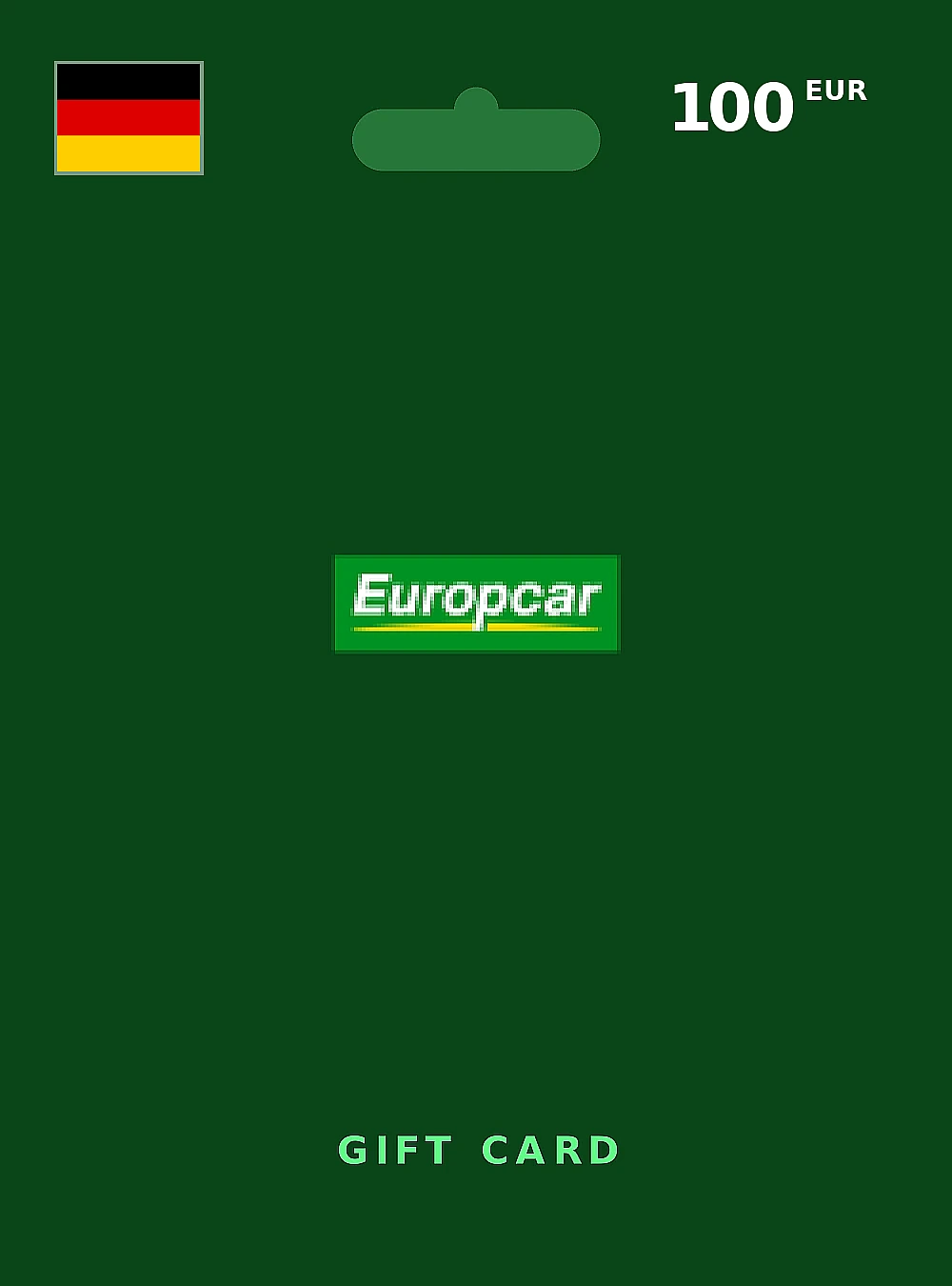Europcar Gift Card 100 EUR GERMANY