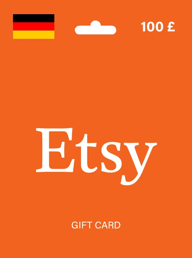 Etsy UK Gift Card 100 GBP GB