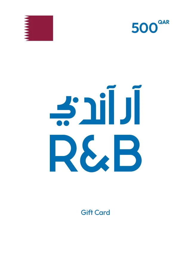 R&B Gift Card 500 QAR QATAR
