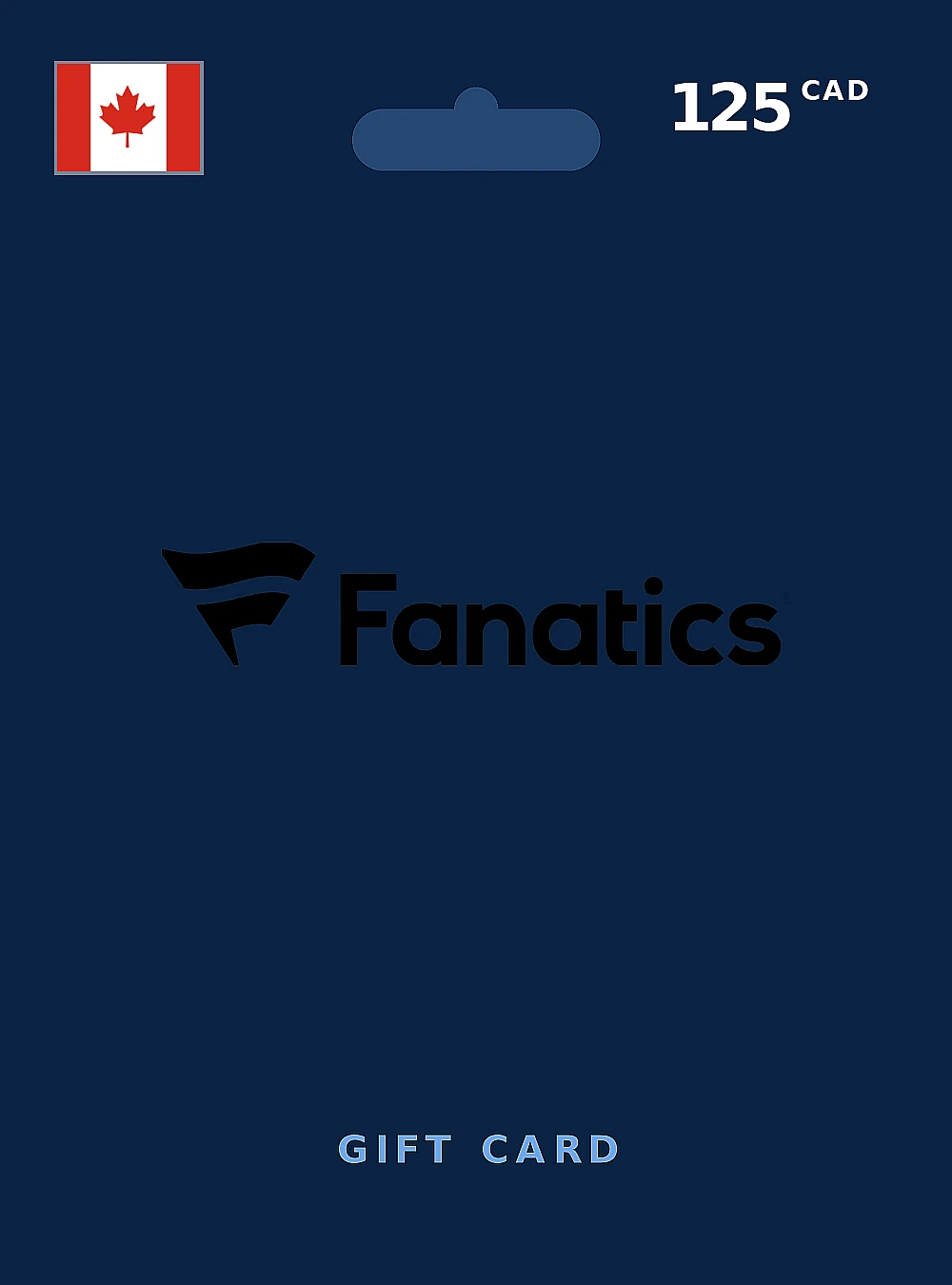 Fanatics Gift Card 125 CAD CANADA