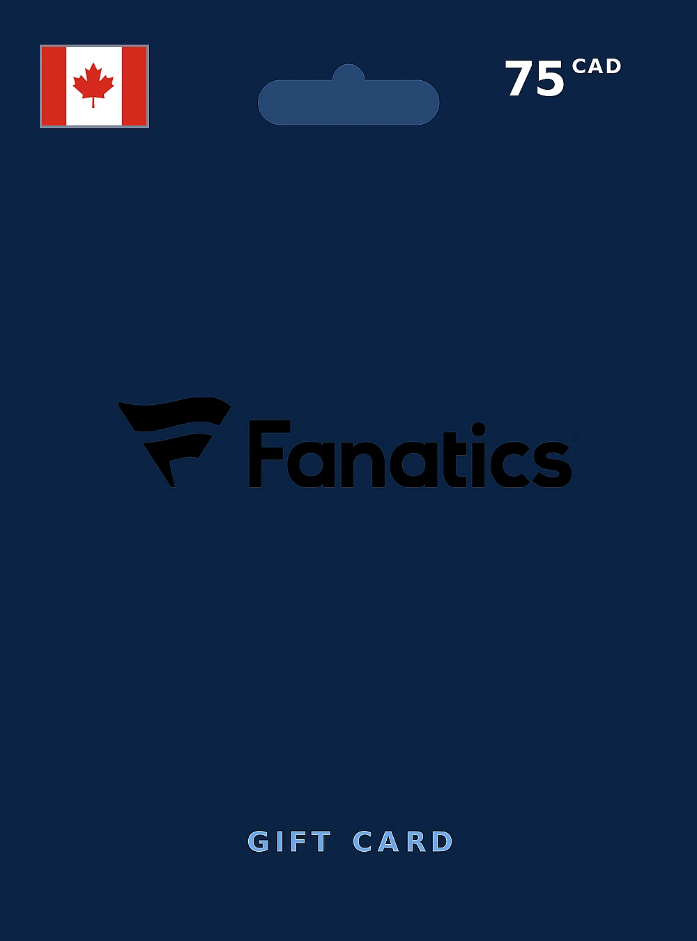 Fanatics Gift Card 75 CAD CANADA