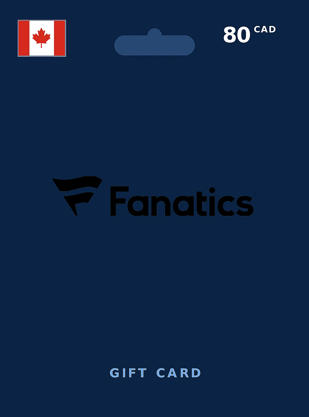 Fanatics Gift Card 80 CAD CANADA