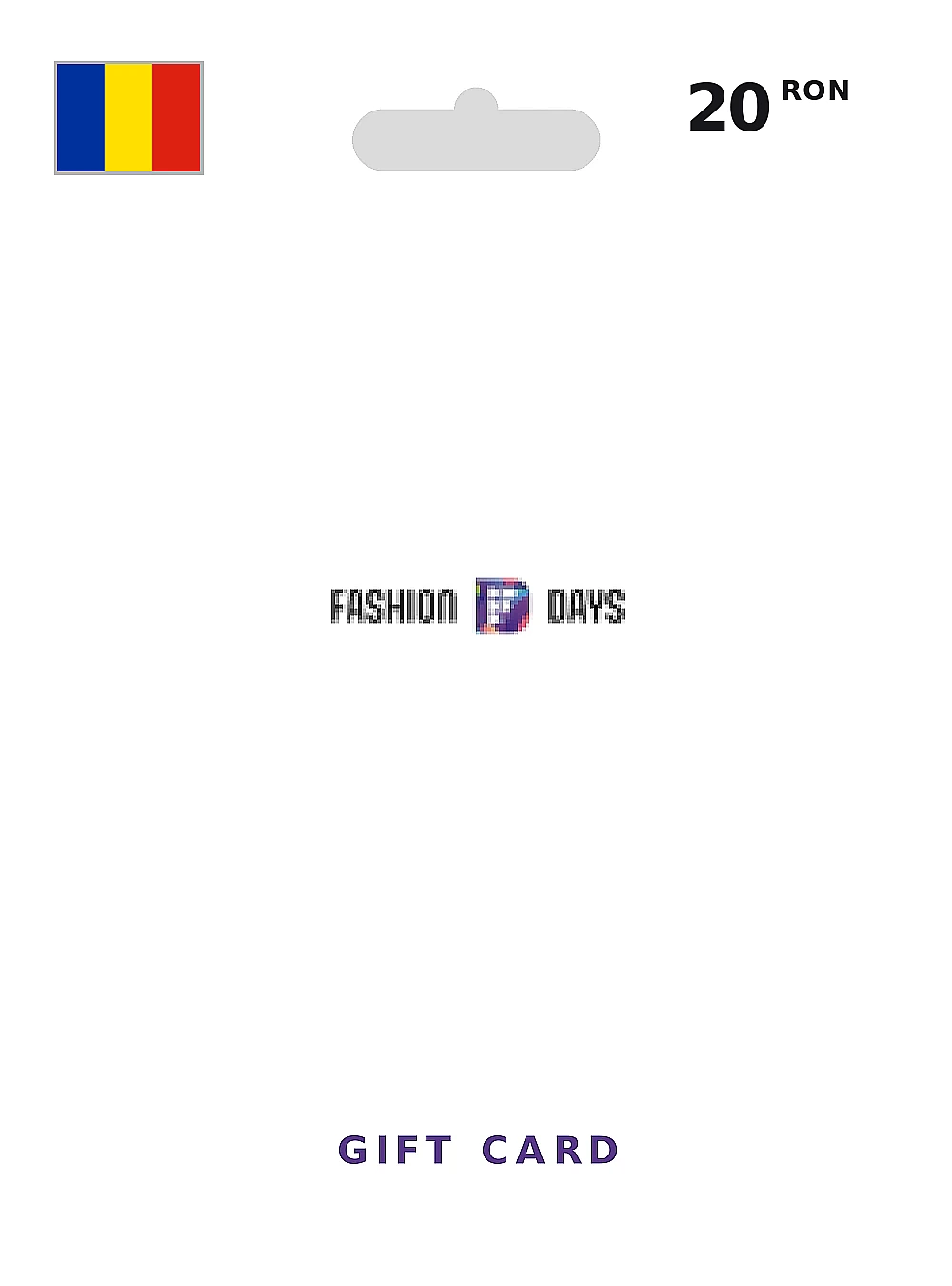 Fashion Days Gift Card 20 RON ROMANIA