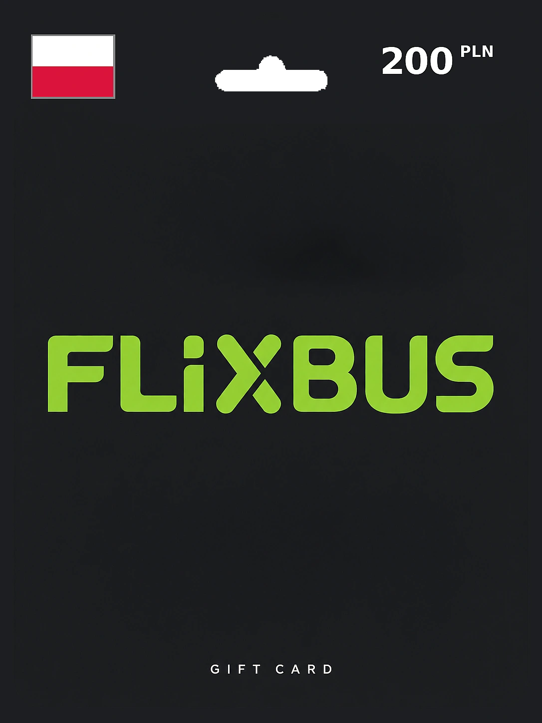 Flixbus Gift Card 200 PLN POLAND