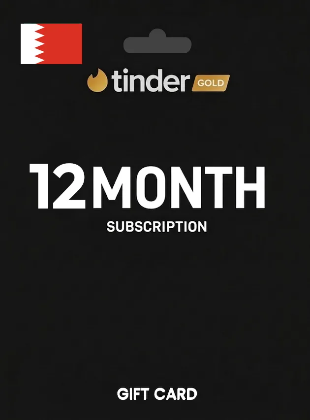 Tinder Gift Card 12 Month Gold BAHRAIN