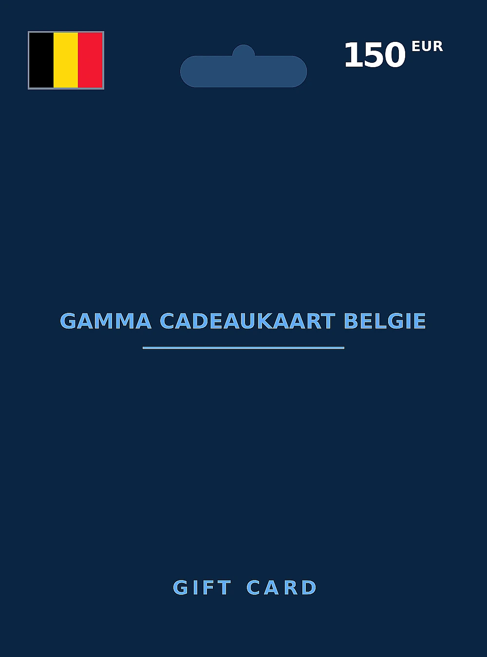 Gamma cadeaukaart Belgie Gift Card 150 EUR BELGIUM