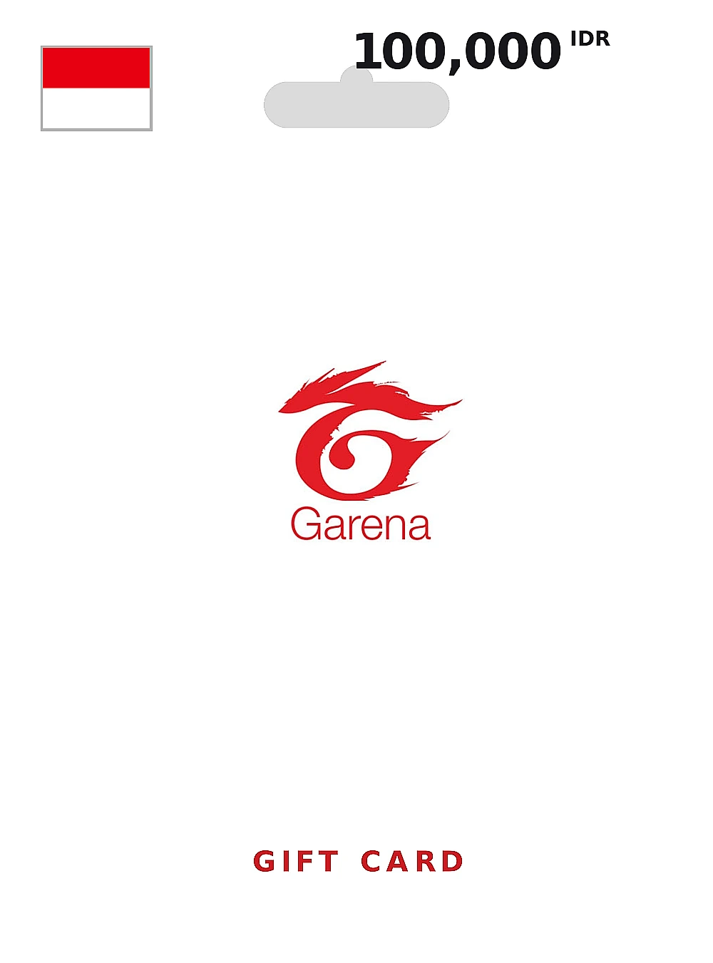 Garena Shell Gift Card 100000 IDR INDONESIA