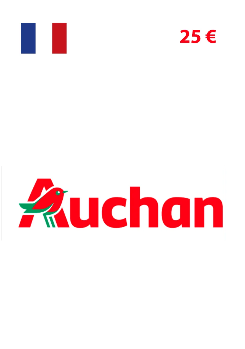 Auchan Gift Card 25 EUR FRANCE