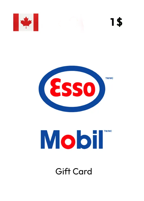 Esso & Mobil Gift Card 1 CAD CANADA