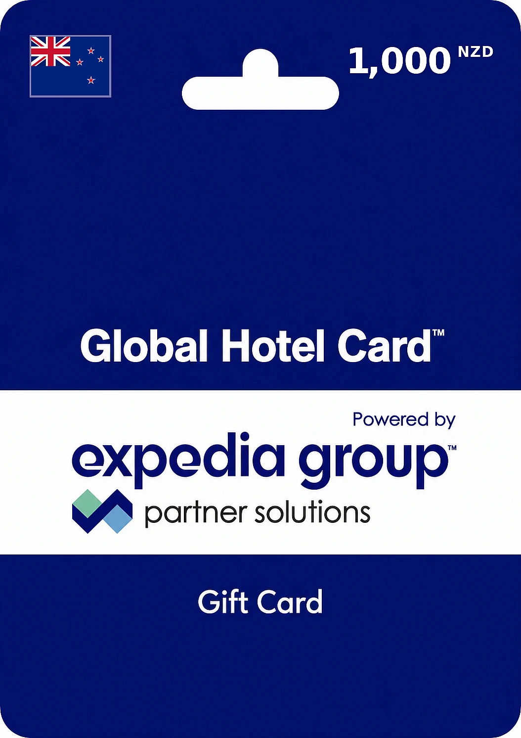 Global Hotel Card Gift Card 1000 NZD NEW ZEALAND