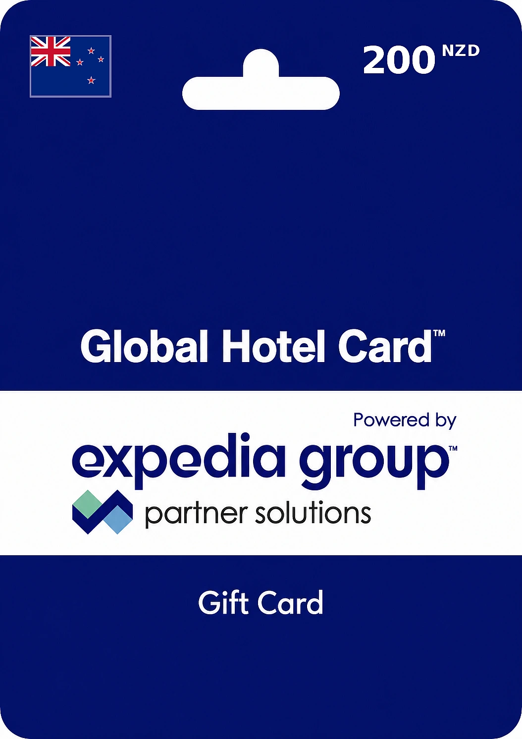 Global Hotel Card Gift Card 200 NZD NEW ZEALAND