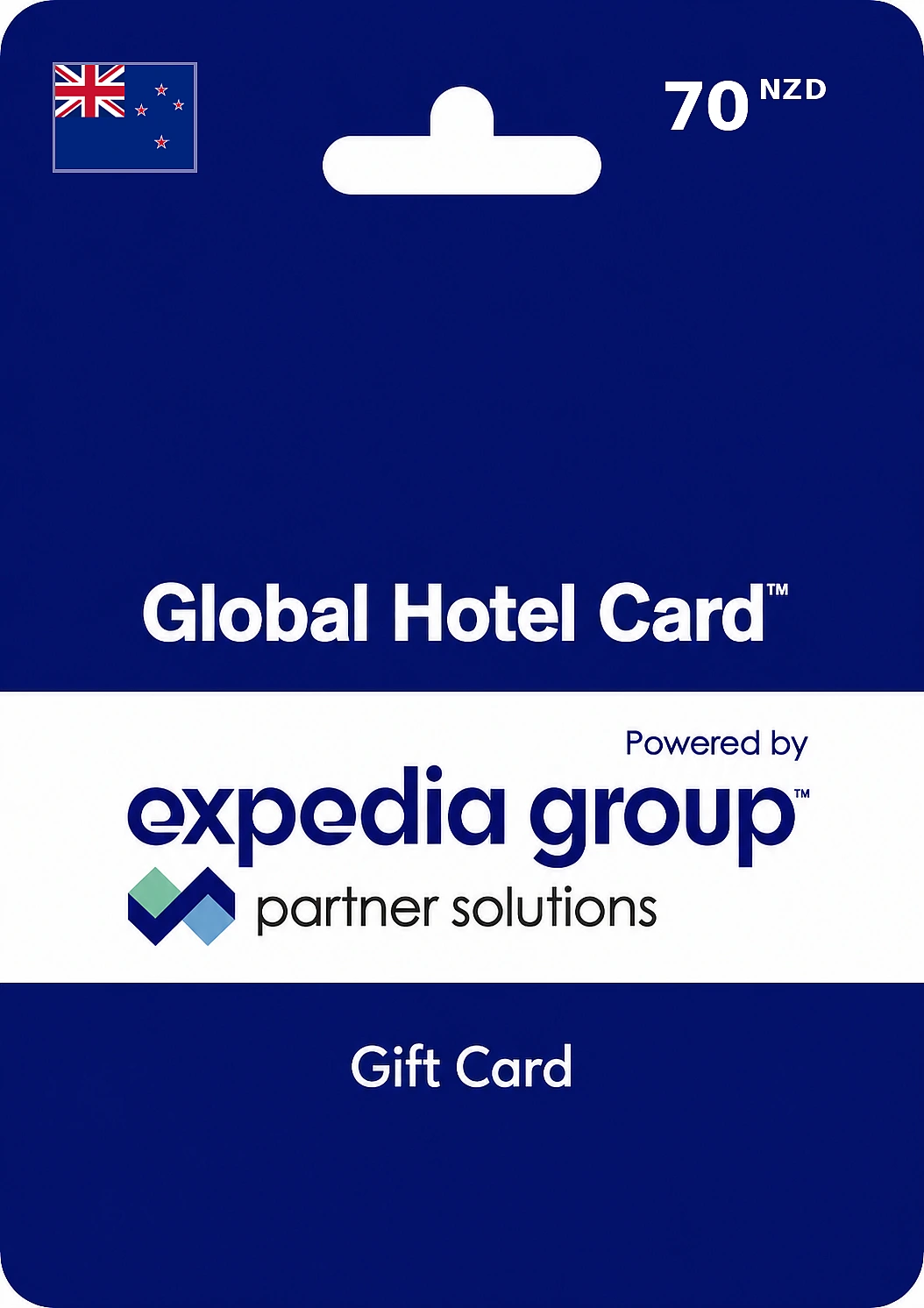 Global Hotel Card Gift Card 70 NZD NEW ZEALAND