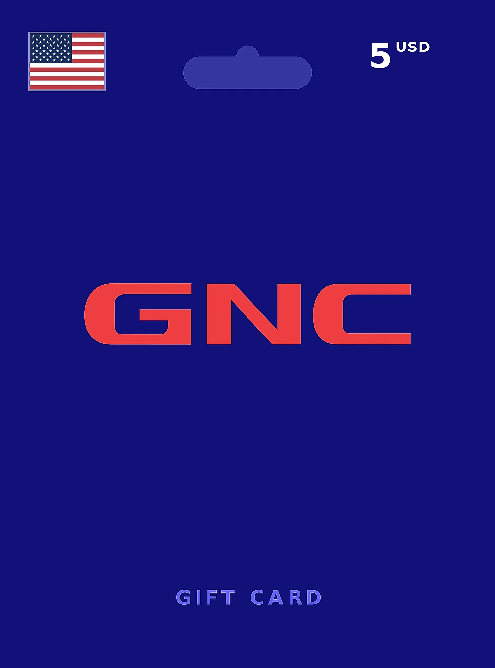 GNC Gift Card 5 USD UNITED STATES