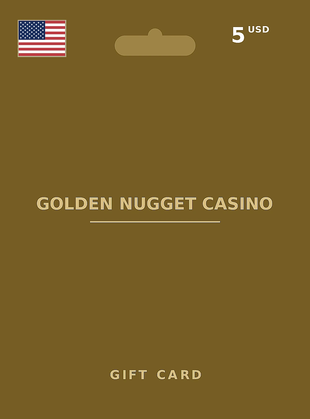 Golden Nugget Casino Gift Card 5 USD UNITED STATES