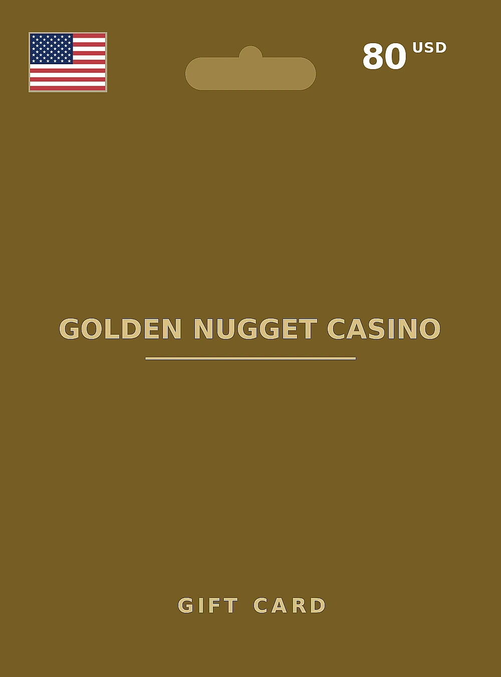 Golden Nugget Casino Gift Card 80 USD UNITED STATES