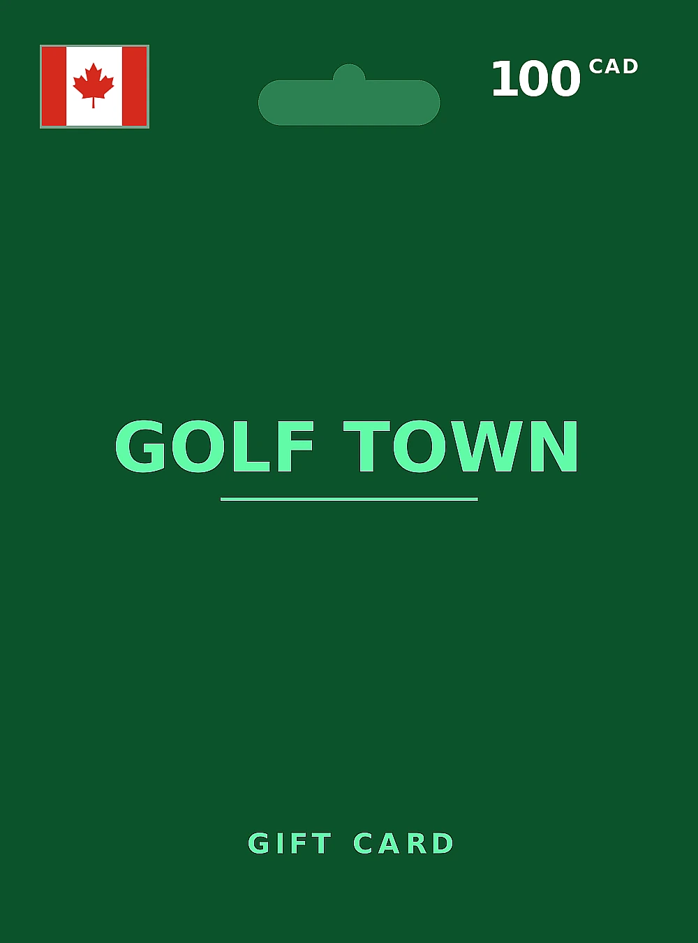 Golf Town Gift Card 100 CAD CANADA