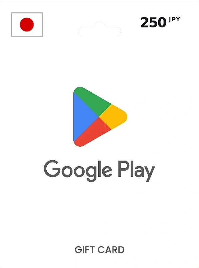 Google Play Gift Card 250 JPY JAPAN