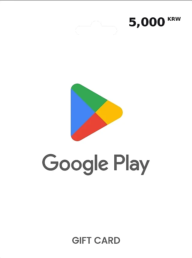 Google Play Gift Card 5000 KRW KOREA