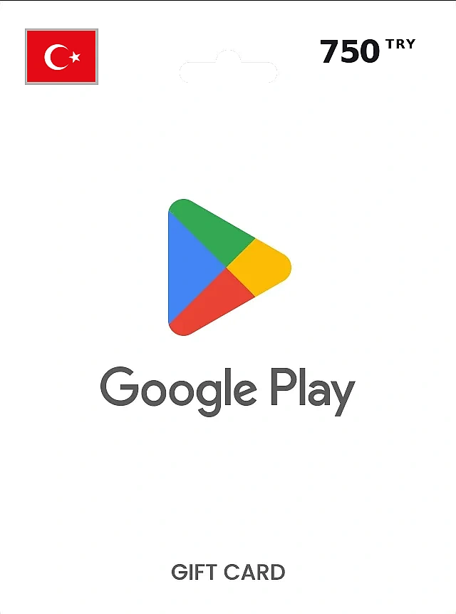 Google Play Gift Card 750 TRY TüRKIYE