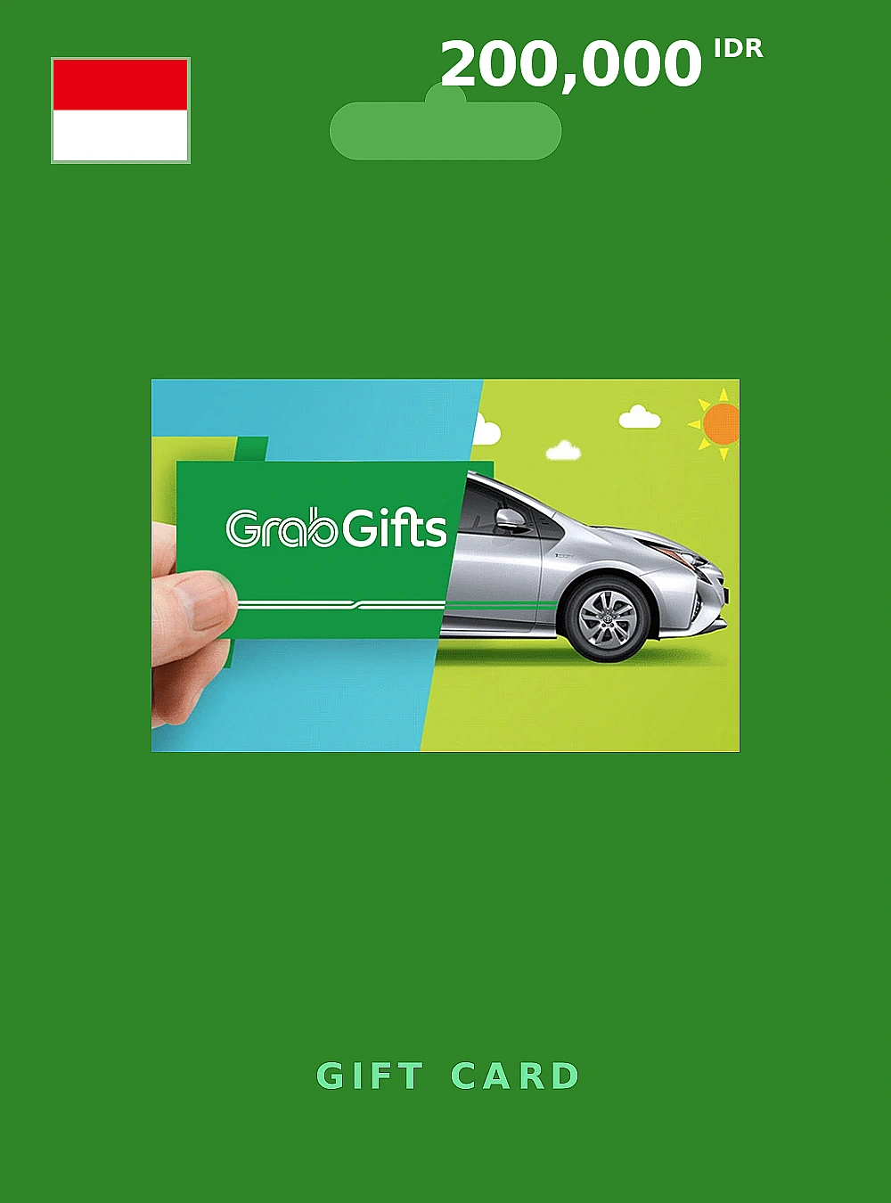 Grab Rides Gift Card 200000 IDR INDONESIA