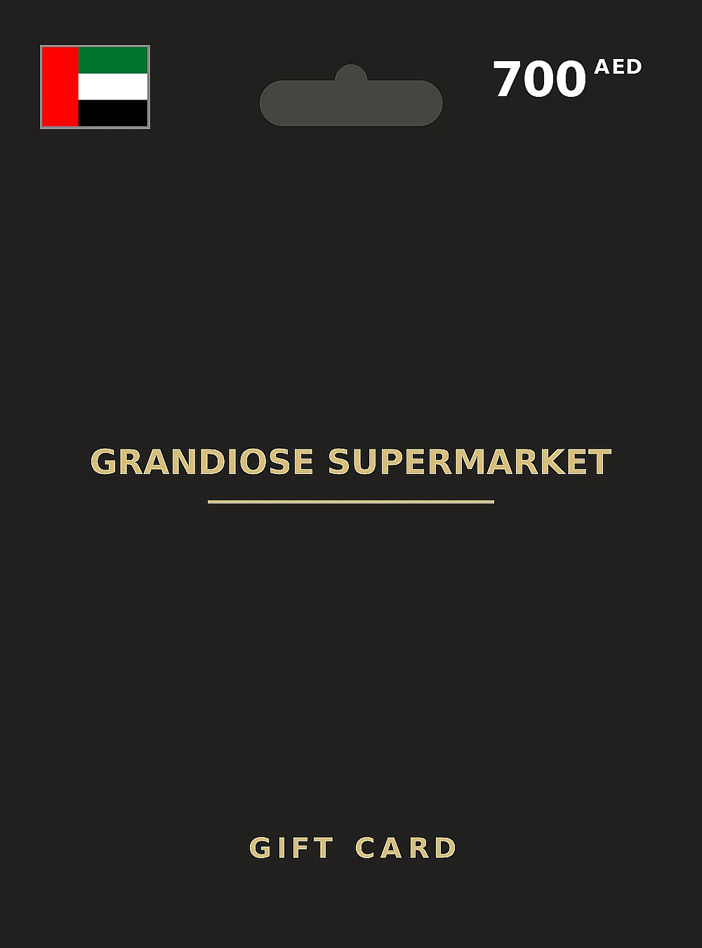 Grandiose Supermarket Gift Card 700 AED UNITED ARAB EMIRATES