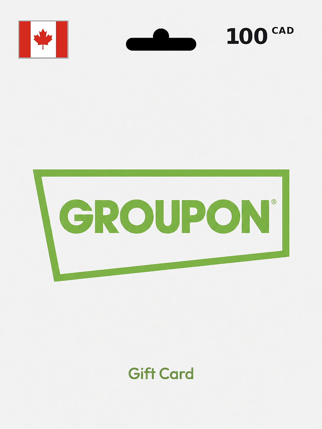 Groupon Gift Card 100 CAD CANADA