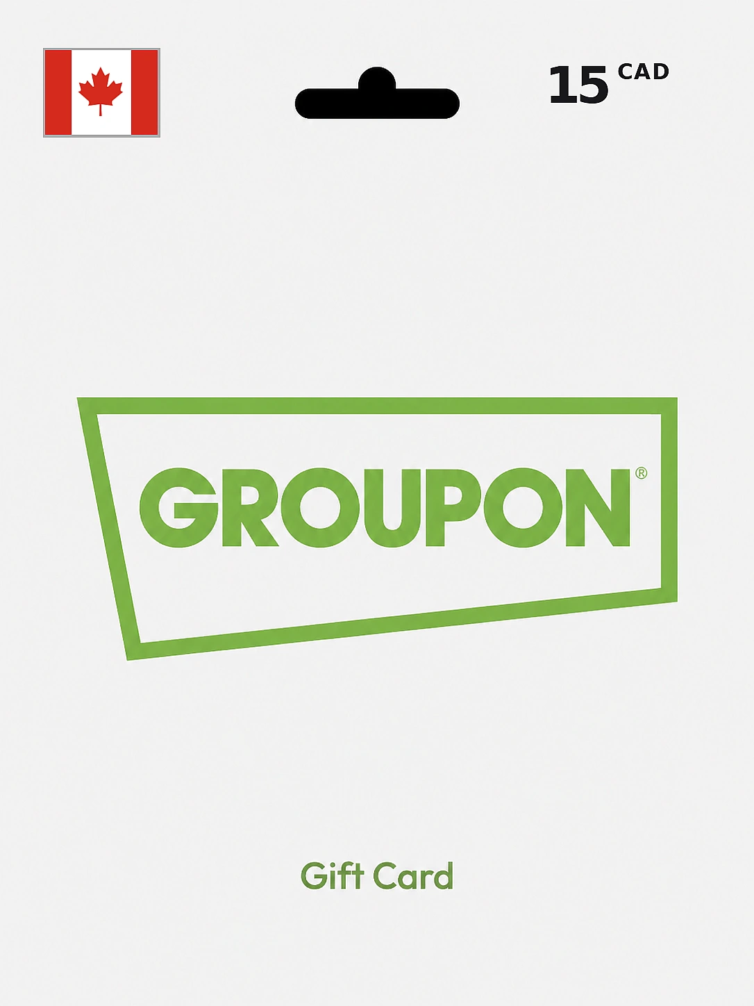 Groupon Gift Card 15 CAD CANADA