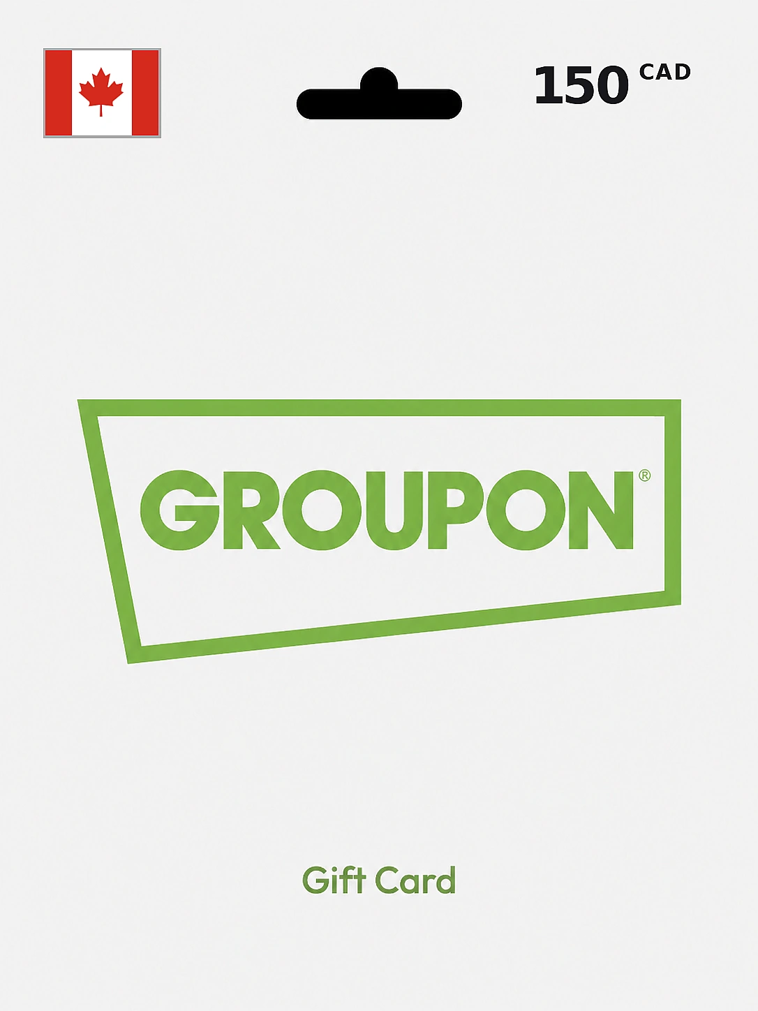 Groupon Gift Card 150 CAD CANADA