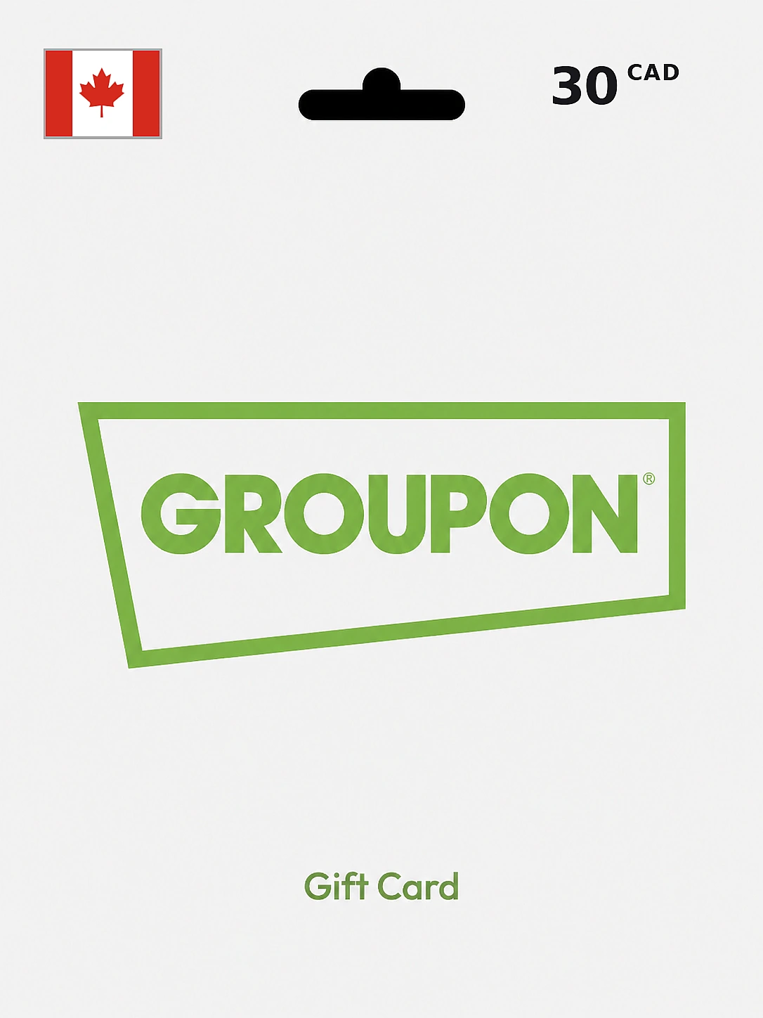 Groupon Gift Card 30 CAD CANADA
