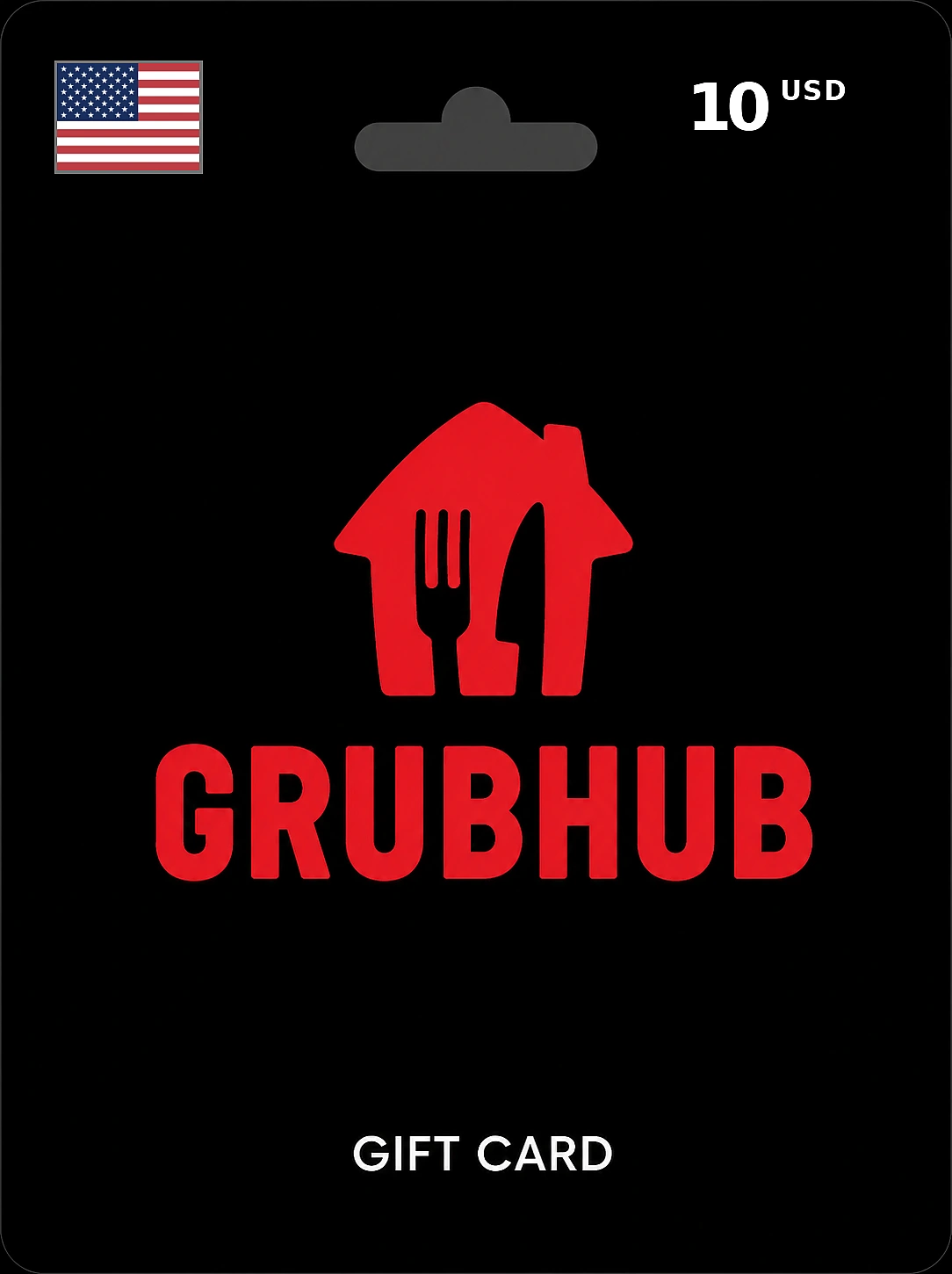 Grubhub Gift Card  $10 USD UNITED STATES