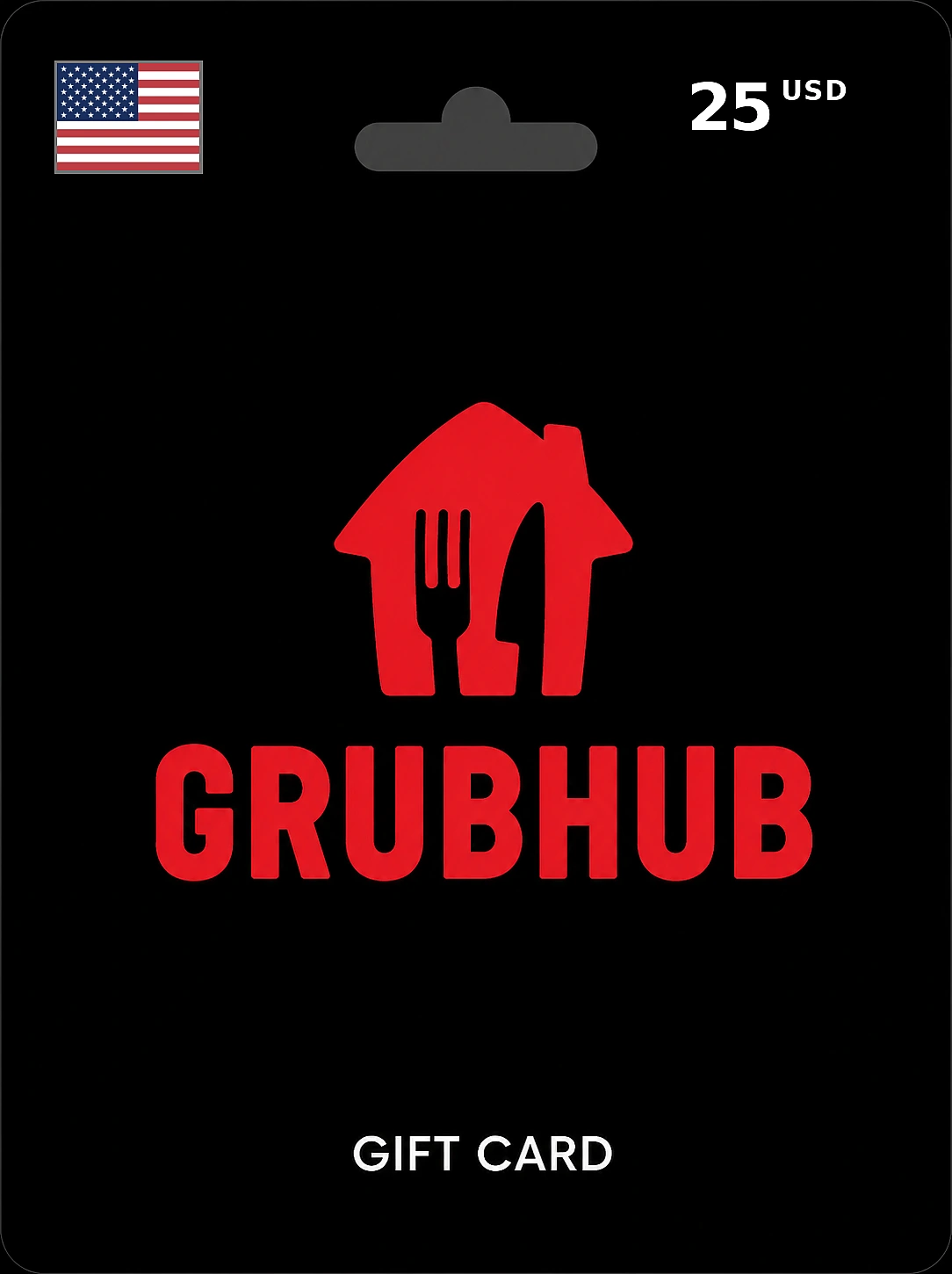 Grubhub Gift Card  $25 USD UNITED STATES