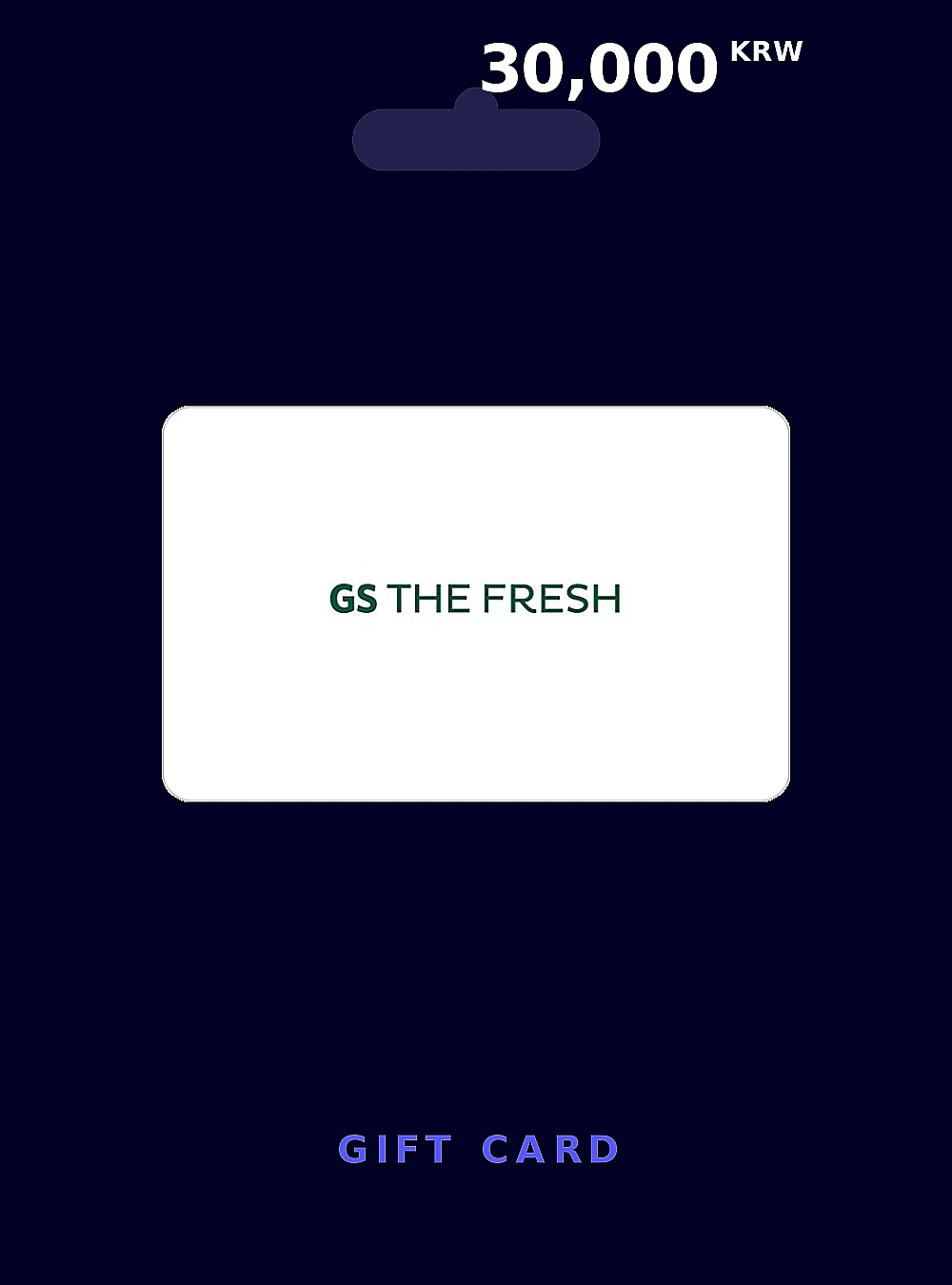 GS THE FRESH Gift Card 30000 KRW KOREA