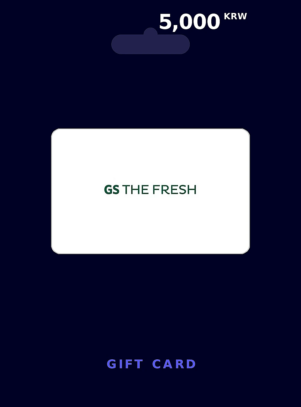 GS THE FRESH Gift Card 5000 KRW KOREA