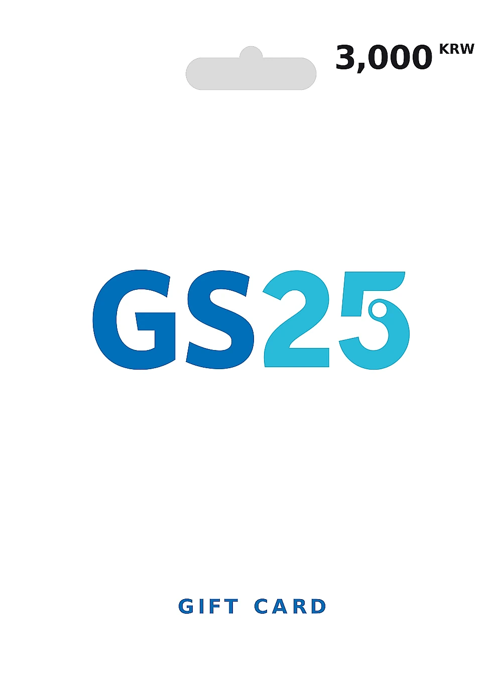GS25 Gift Card 3000 KRW KOREA