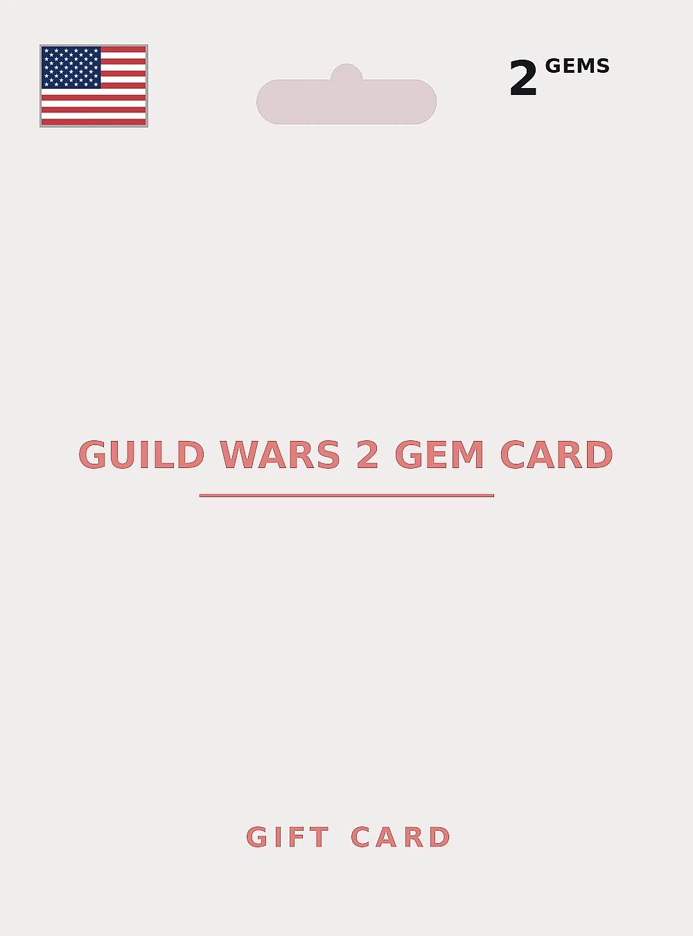 Guild Wars Card 2 Gems UNITED STATES