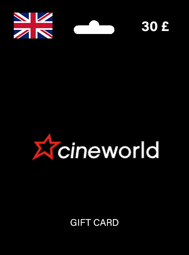 Cineworld UK Gift Card 30 GBP GB