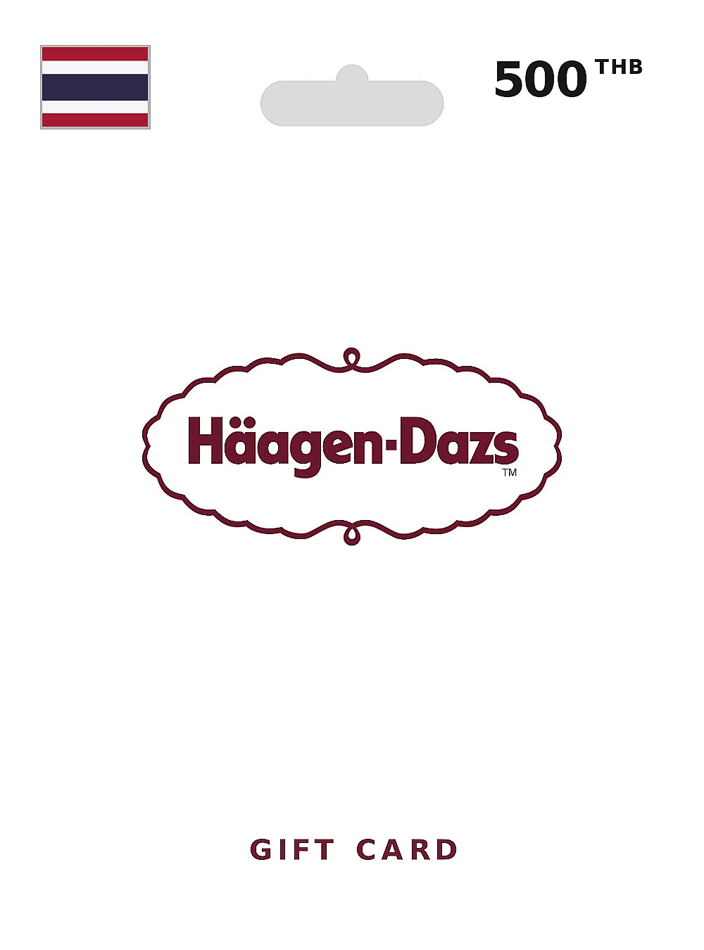 Haagen-Dazs Gift Card 500 THB THAILAND