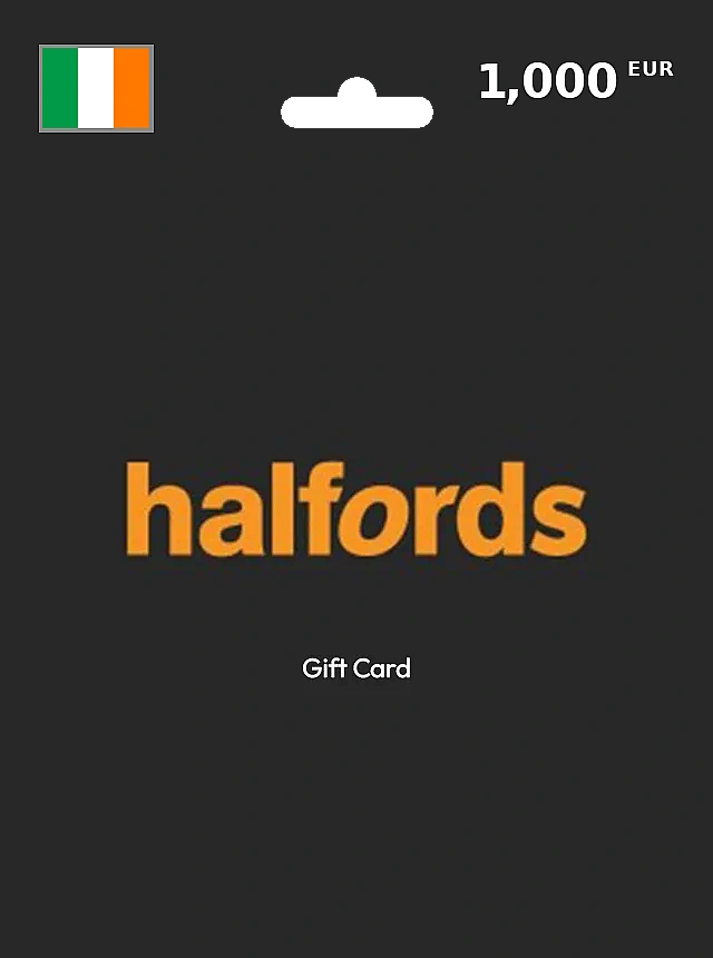 Halfords Gift Card 1000 EUR IRELAND