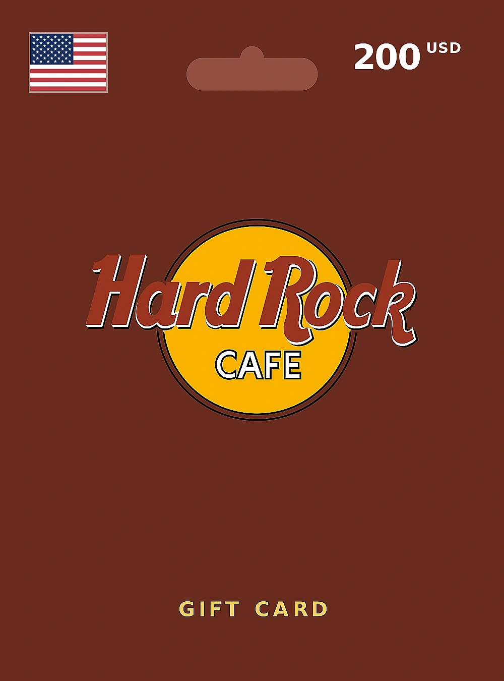 Hard Rock Cafe Gift Card 200 USD UNITED STATES