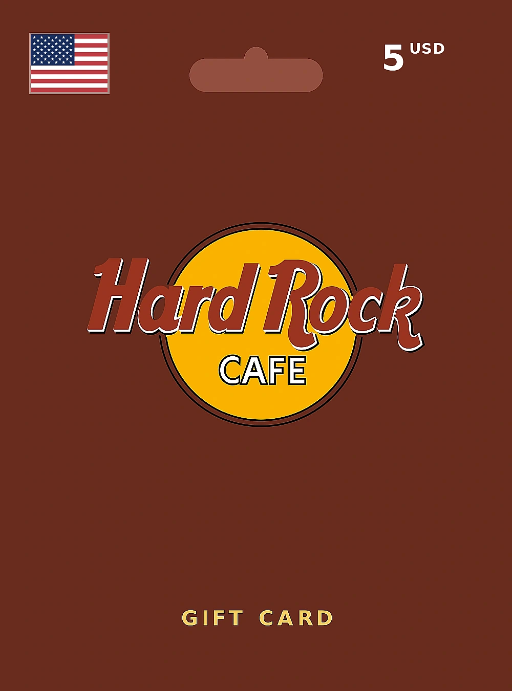 Hard Rock Cafe Gift Card 5 USD UNITED STATES