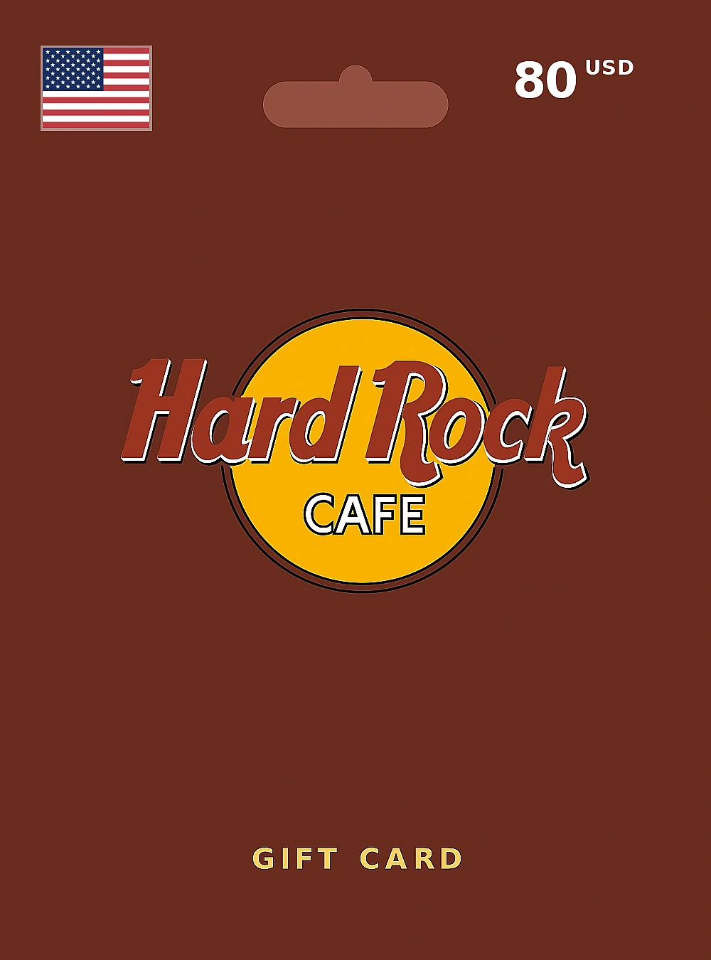 Hard Rock Cafe Gift Card 80 USD UNITED STATES