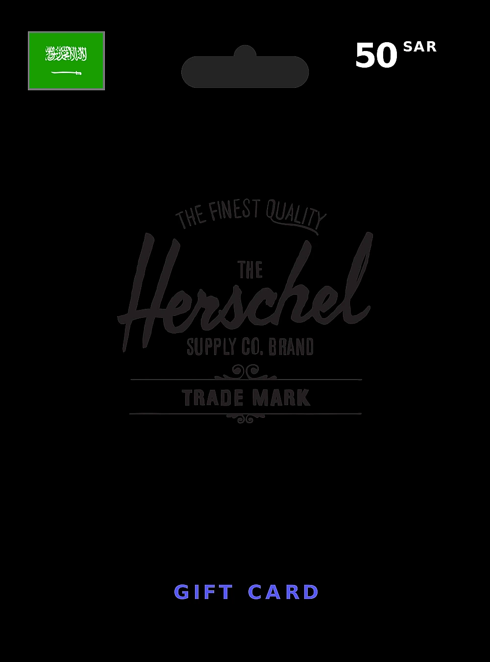 Herschel Gift Card 50 SAR SAUDI ARABIA
