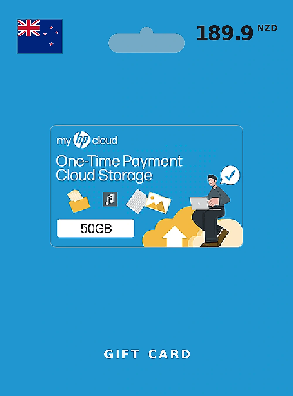 Hewlett Packard Gift Card 189 NZD NEW ZEALAND