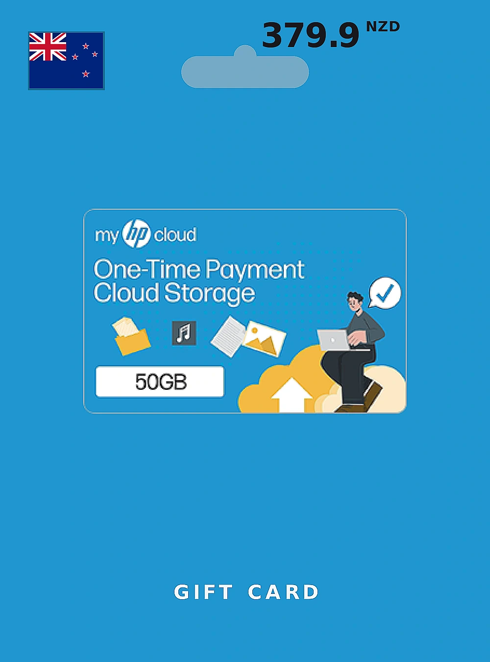 Hewlett Packard Gift Card 379 NZD NEW ZEALAND