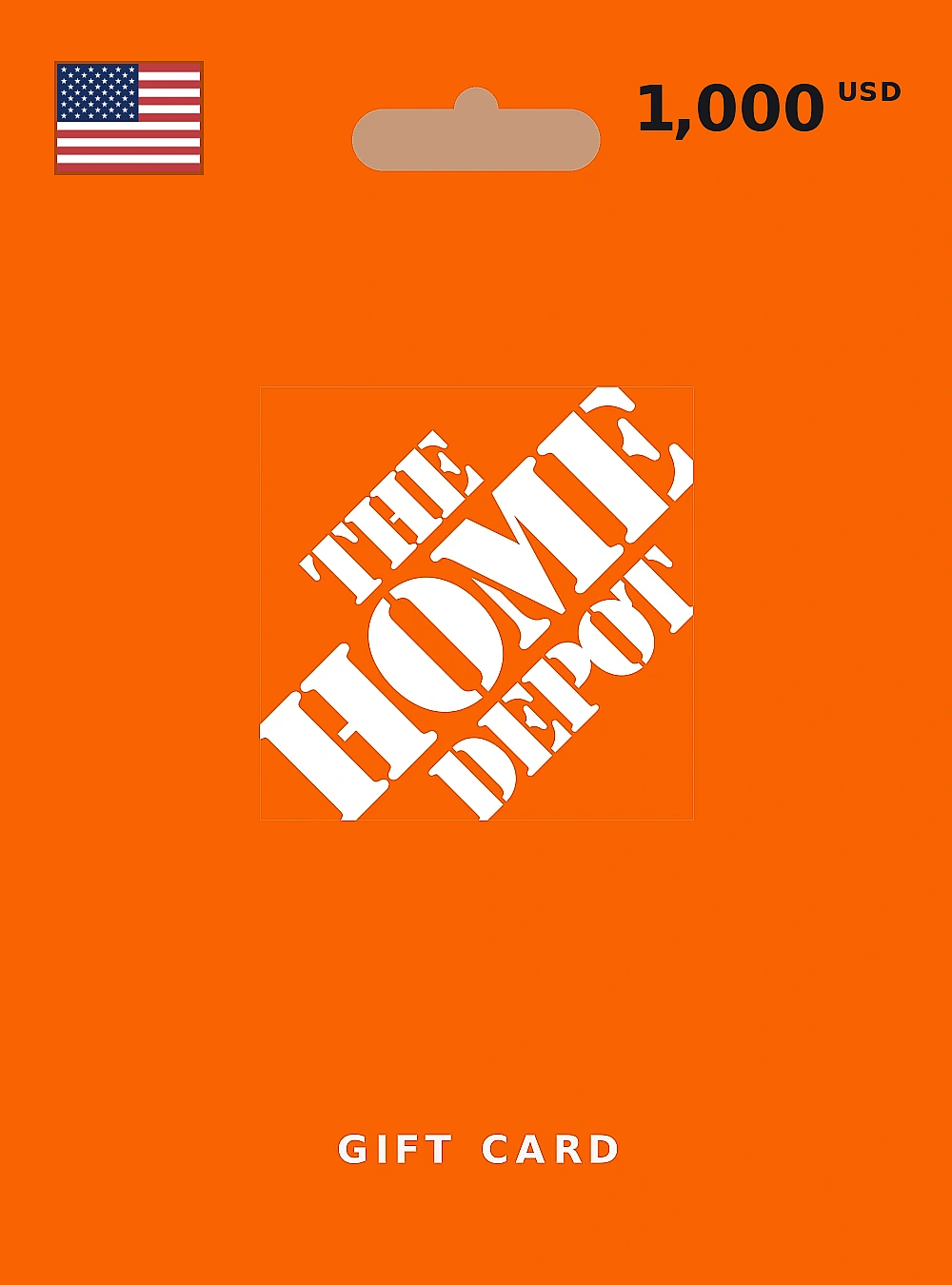 Home Depot Gift Card 1000 USD UNITED STATES