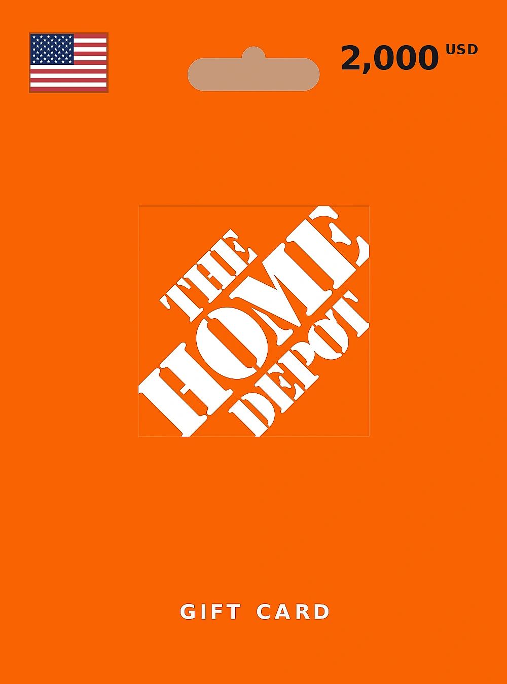 Home Depot Gift Card 2000 USD UNITED STATES