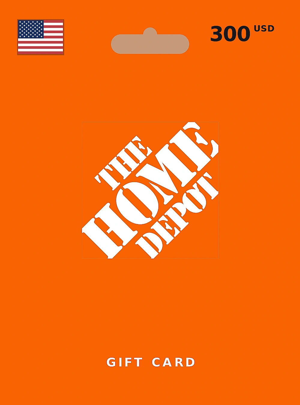 Home Depot Gift Card 300 USD UNITED STATES
