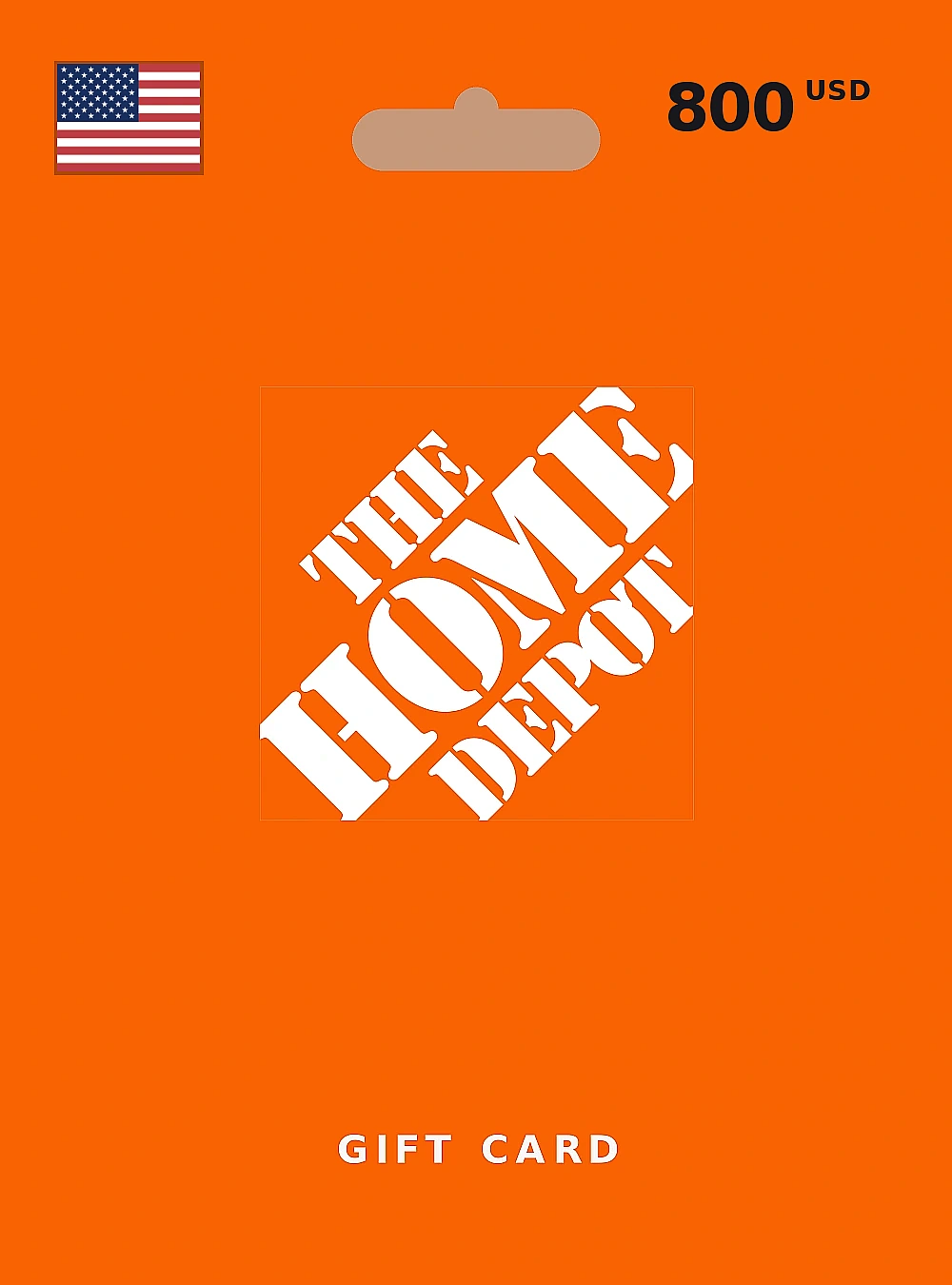 Home Depot Gift Card 800 USD UNITED STATES