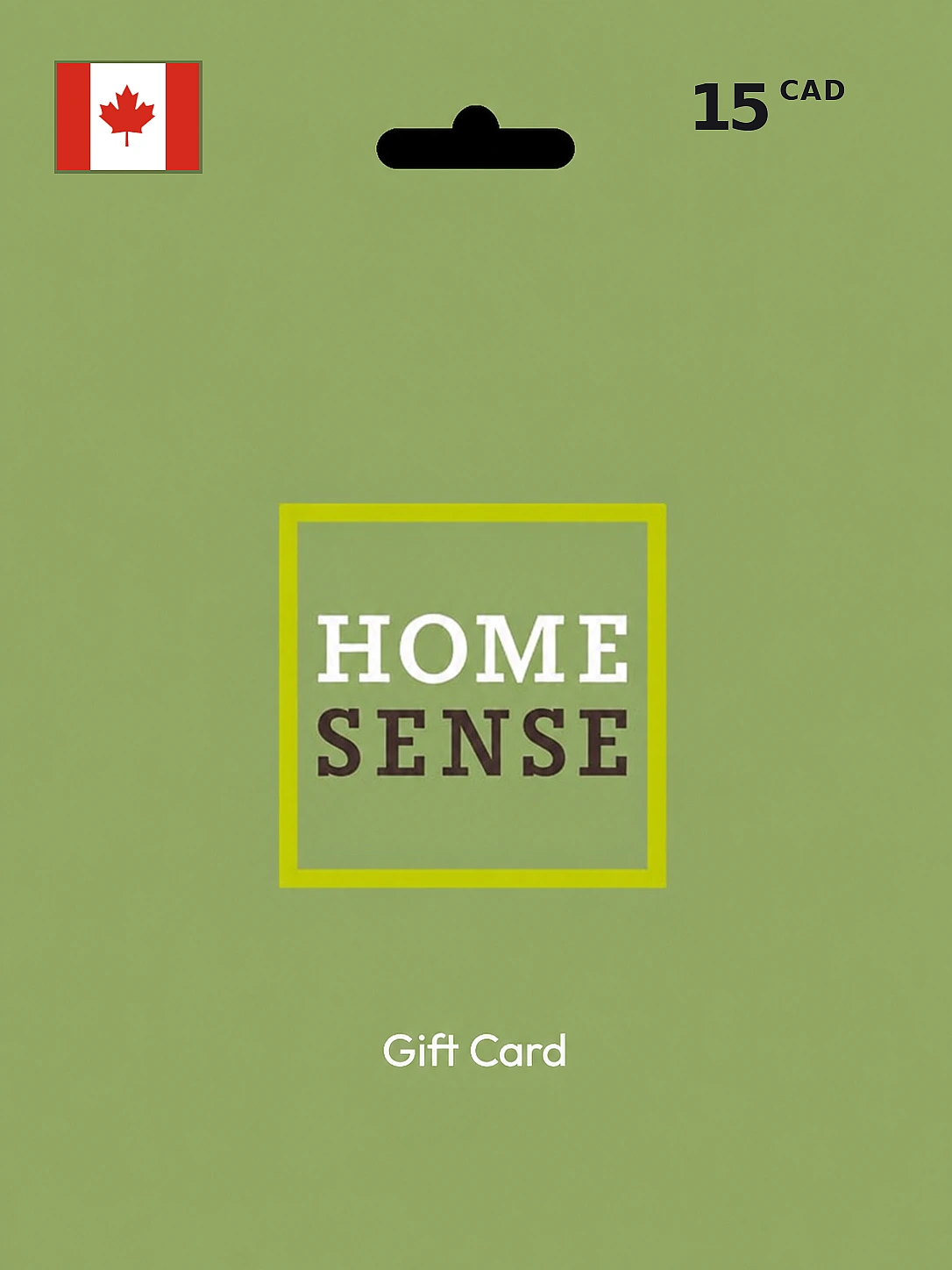 HomeSense Gift Card 15 CAD CANADA